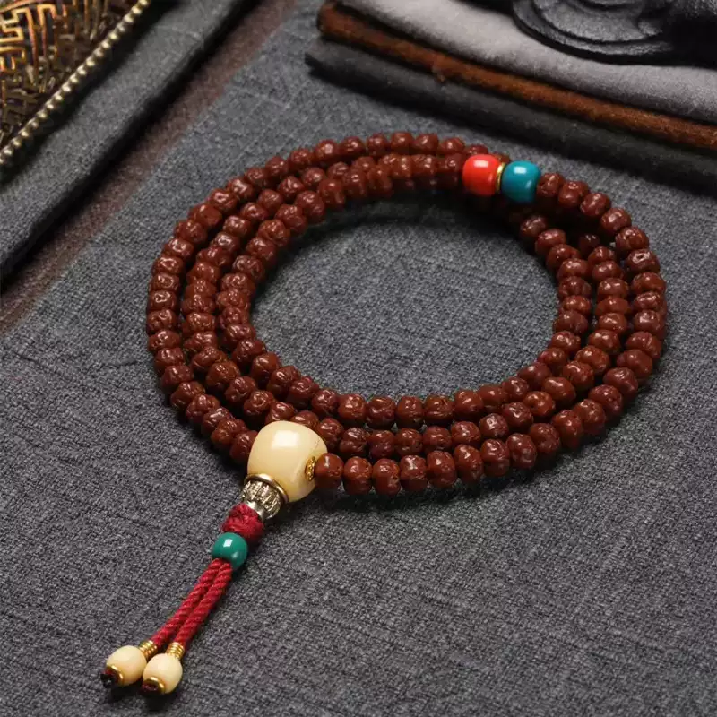 TangCraft Bodhi Seeds Five-Claw Dragon Hand — CALM meditation beads detail 21